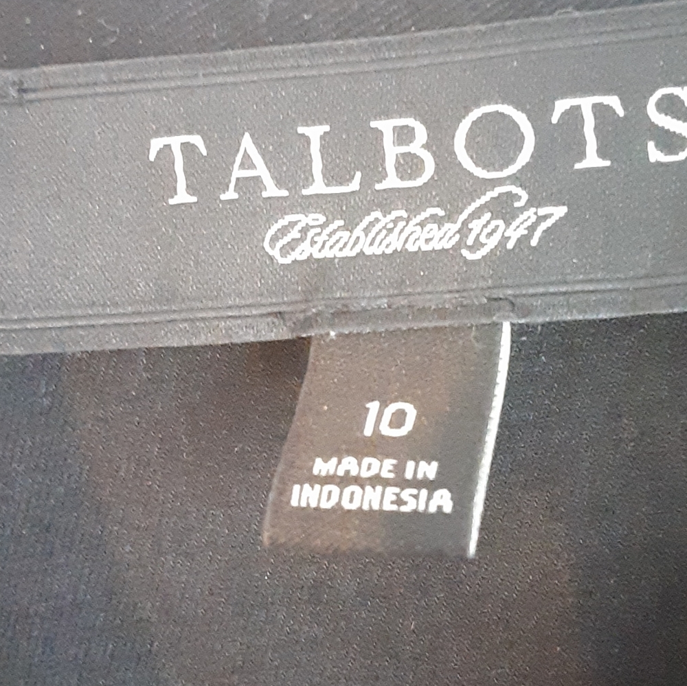 Talbots Black Button Up Jacket - image 5